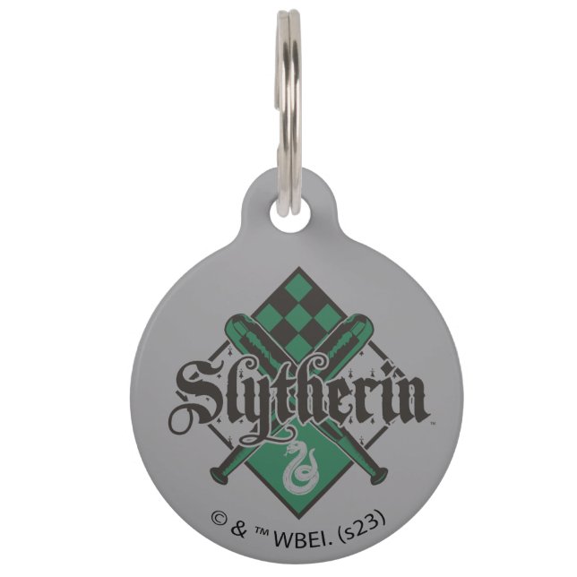 Harry Potter | Slytherin QUIDDITCH™ Crest Huisdierpenning (Voorkant)
