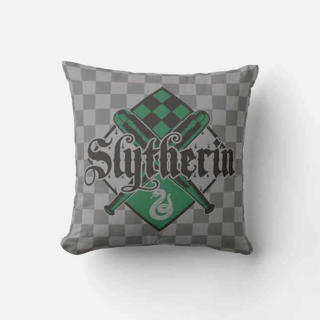 Harry Potter | Slytherin QUIDDITCH™ Crest Kussen (Voorkant)