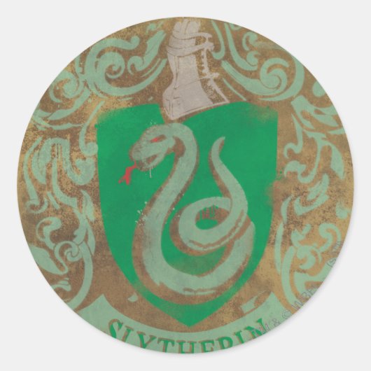 Harry Potter | Slytherin Ronde Sticker (Voorkant)