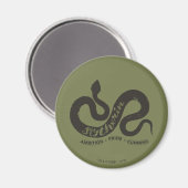 Harry Potter | SLYTHERIN™ Silhouet Typography Magneet (Voorkant / Achterkant)