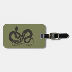 Harry Potter SLYTHERIN™ Silhouette Typografie Bagagelabel