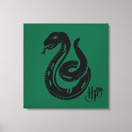 Harry Potter | Slytherin Slang-pictogram Canvas Afdruk (Voorkant)