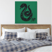 Harry Potter | Slytherin Slang-pictogram Canvas Afdruk (Insitu (Slaapkamer))