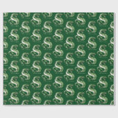 Harry Potter | SLYTHERIN™ Slang Watercolor Cadeaupapier (Vlak)