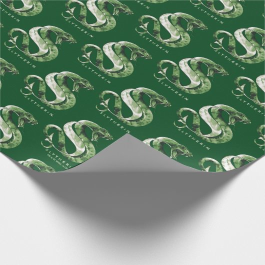 Harry Potter | SLYTHERIN™ Slang Watercolor Cadeaupapier (Hoek)