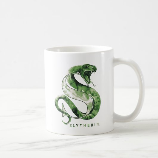 Harry Potter | SLYTHERIN™ Slang Watercolor Koffiemok (Rechts)