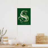 Harry Potter | SLYTHERIN™ Slang Watercolor Poster (Keuken)