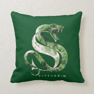 Harry Potter   SLYTHERIN™ Slang Waterverf Kussen