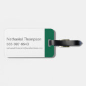 Harry Potter | Slytherin Slangenicoon Bagagelabel (Achterkant horizontaal)