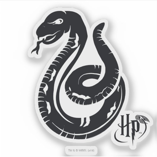 Harry Potter | Slytherin Slangenicoon Sticker (Voorkant)