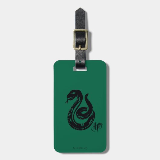 Harry Potter | Slytherin Snake Icon Bagagelabel (Voorkant verticaal)