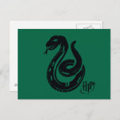 Harry Potter | Slytherin Snake Icon Briefkaart (Voorkant / Achterkant)
