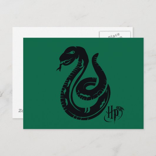 Harry Potter | Slytherin Snake Icon Briefkaart (Voorkant / Achterkant)