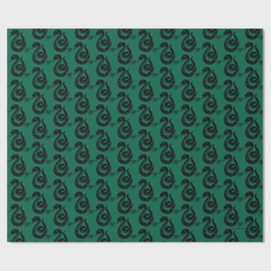 Harry Potter | Slytherin Snake Icon Cadeaupapier (Vlak)