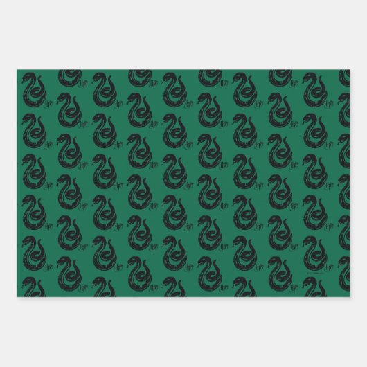Harry Potter | Slytherin Snake Icon Inpakpapier Vel (Voorkant 3)