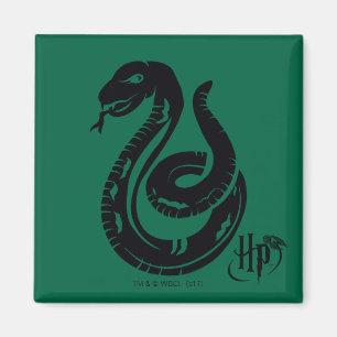 Harry Potter   Slytherin Snake Icon Magneet