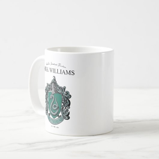 Harry Potter | Slytherin Teacher Personalized Koffiemok (Voorkant links)