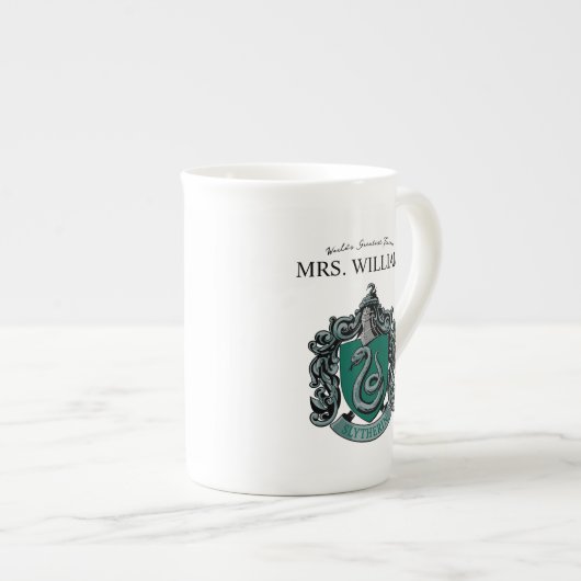 Harry Potter | Slytherin Teacher Personalized Porselein Kop (Voorkant rechts)