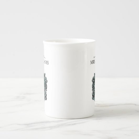 Harry Potter | Slytherin Teacher Personalized Porselein Kop (Voorkant)