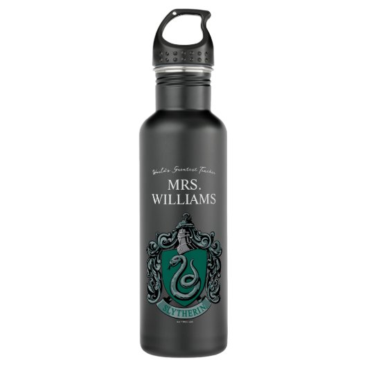 Harry Potter | Slytherin Teacher Personalized Waterfles (Voorkant)