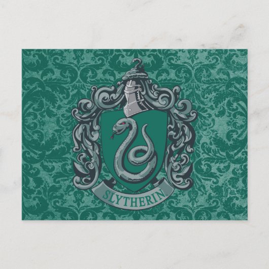 Harry Potter | Slytherin Wapen Groen Briefkaart (Voorkant)