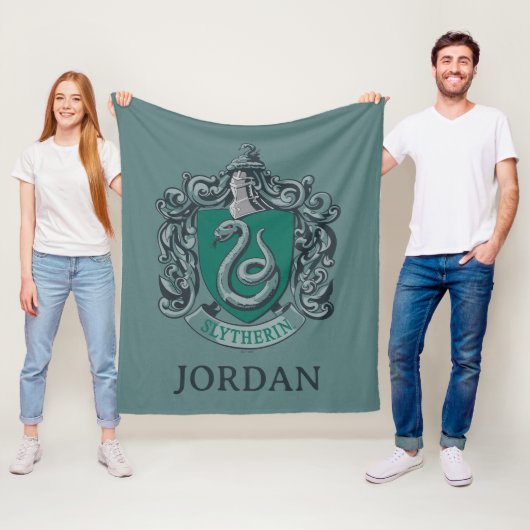Harry Potter | Slytherin Wapen Groen Fleece Deken (In situ)