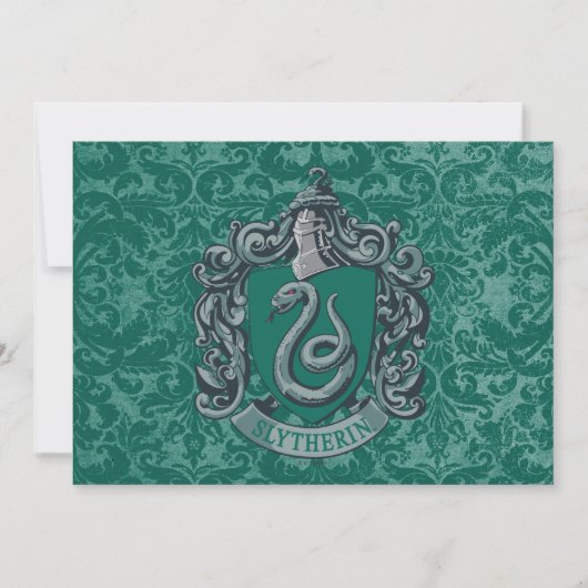 Harry Potter | Slytherin Wapen Groen Kaart (Voorkant)