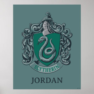 Harry Potter   Slytherin Wapen Groen Poster