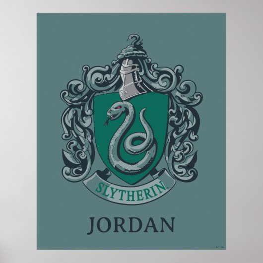 Harry Potter | Slytherin Wapen Groen Poster (Voorkant)
