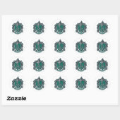 Harry Potter | Slytherin Wapen Groen Ronde Sticker (Vel)