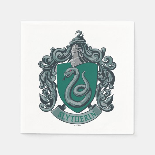 Harry Potter | Slytherin Wapen Groen Servet (Voorkant)