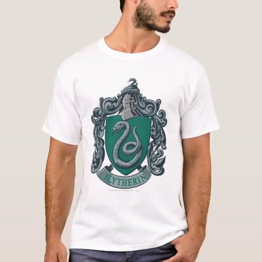 Harry Potter | Slytherin Wapen Groen T-shirt (Voorkant)