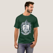 Harry Potter | Slytherin Wapen - Ijsblauw T-shirt (Voorkant volledig)