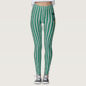 Harry Potter | Slytherin Wapen met Gouden Banner Leggings (Voorkant)