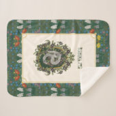 HARRY POTTER™ | SLYTHERIN™ Wapen Sherpa Deken (Voorkant (horizontaal))