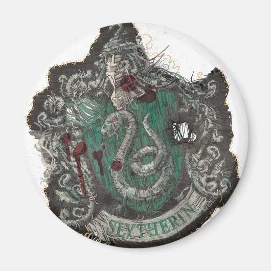 Harry Potter | Slytherin Wapen - Vintage Magneet (Voorkant)