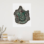 Harry Potter | Slytherin Wapen - Vintage Poster (Keuken)