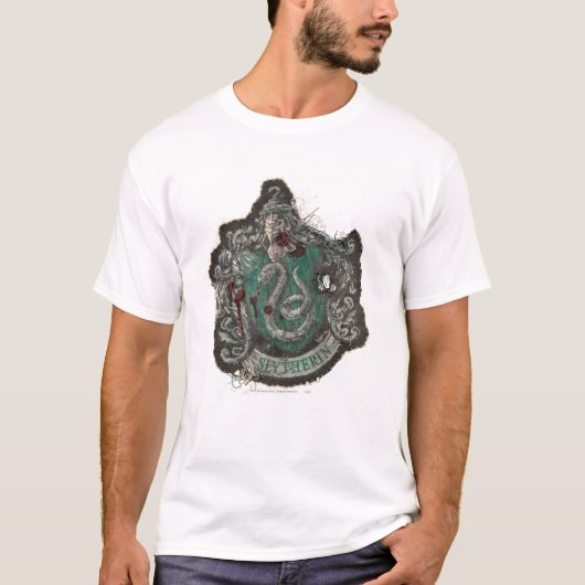 Harry Potter | Slytherin Wapen - Vintage T-shirt (Voorkant)
