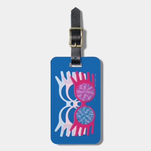 Harry Potter | Spectrespecs van Luna Lovegood Bagagelabel (Voorkant verticaal)