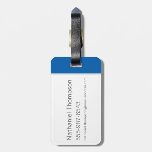 Harry Potter | Spectrespecs van Luna Lovegood Bagagelabel (Achterkant verticaal)