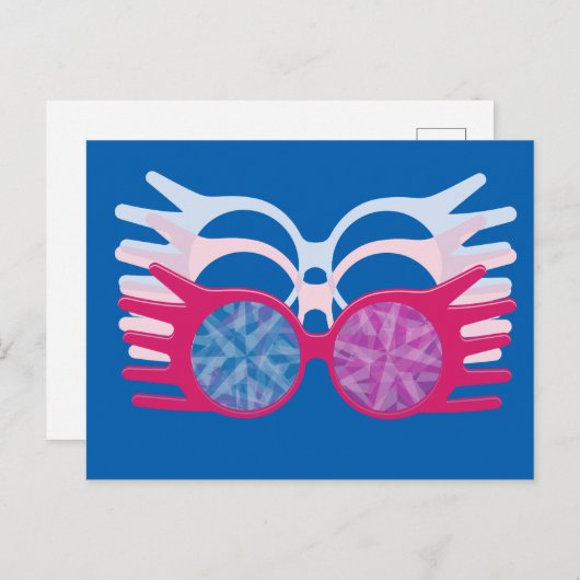 Harry Potter | Spectrespecs van Luna Lovegood Briefkaart (Voorkant / Achterkant)