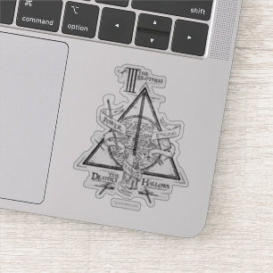 Harry Potter Spel  DEATHEMAAL HALLOWS Graphic Sticker