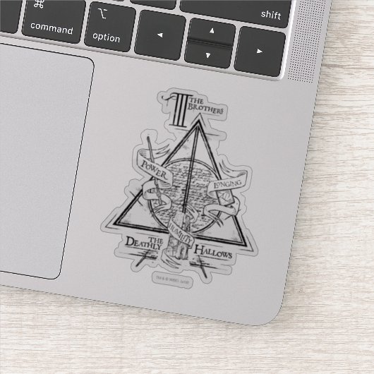 Harry Potter Spel| DEATHEMAAL HALLOWS Graphic Sticker (Detail)