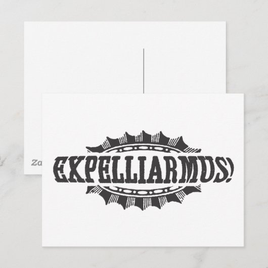 Harry Potter Spel| Expelliarmus. Briefkaart (Voorkant / Achterkant)