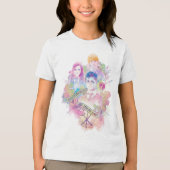 Harry Potter Spel| Harry, Hermione en Ron Waterc Tri-Blend Shirt (Voorkant)