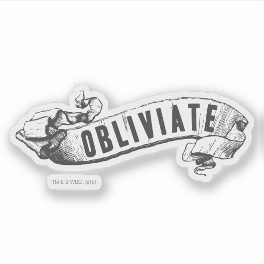 Harry Potter Spel| Obliviaat Sticker (Voorkant)