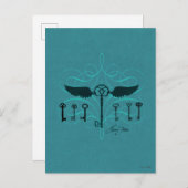 Harry Potter Spel| Vliegsleutels Briefkaart (Voorkant / Achterkant)