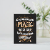 Harry Potter Spell | Alleen omdat je bent toegelat Briefkaart (Staand voorkant)