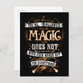 Harry Potter Spell | Alleen omdat je bent toegelat Briefkaart (Voorkant / Achterkant)