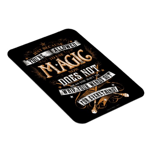 Harry Potter Spell | Alleen omdat je bent toegelat Magneet (Rechterzijde)